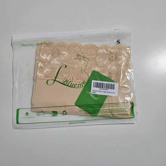 Blueinn Women's Lace trim Slip Shorts in Beige -‎ Size Small - Picture 2 of 6